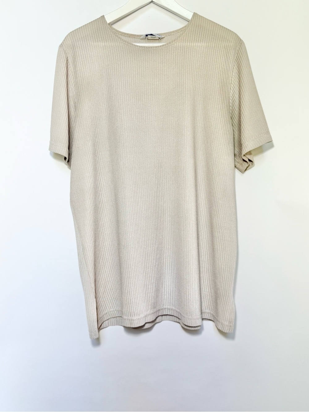 Vintage Textured Short Sleeve Top